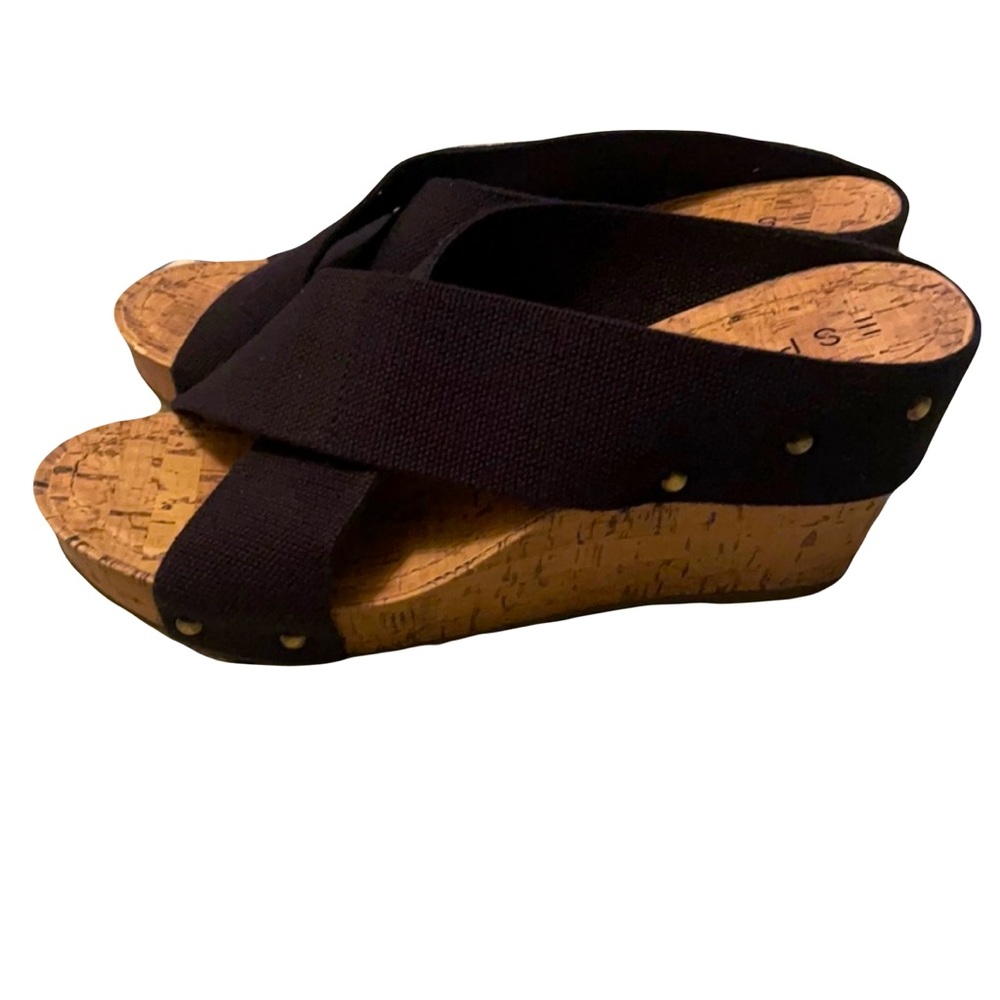 Esprit cork wedge sandals